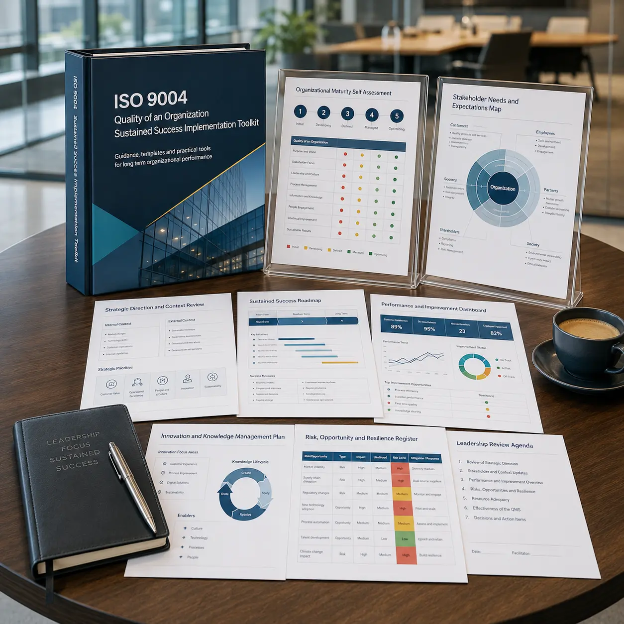 ISO 9004 Quality of an Organization Sustained Success Implementation Toolkit